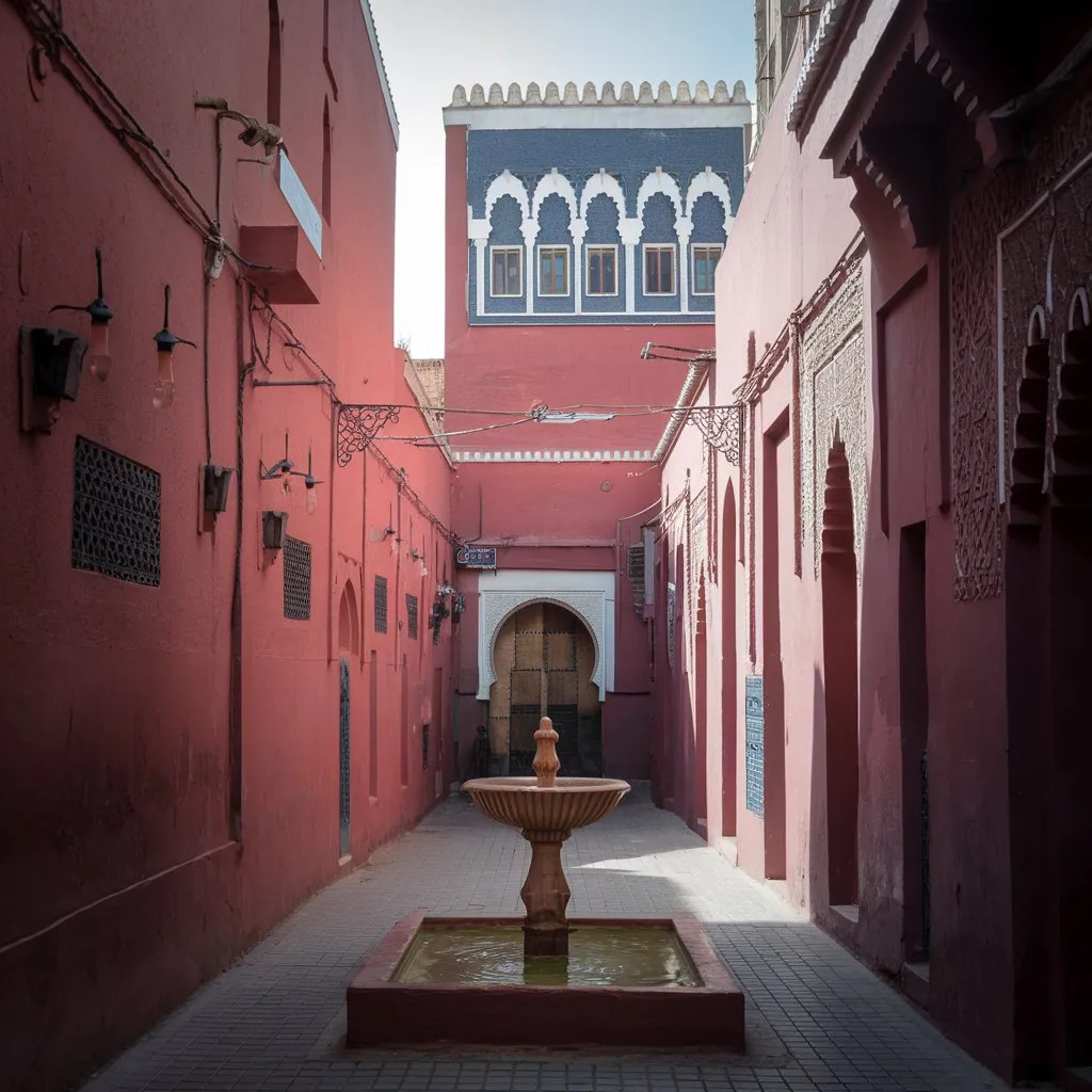 Mouassine Fountain located in Marrakech’s Medina.