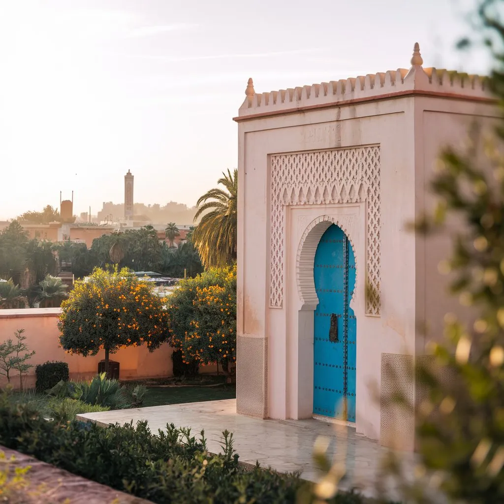 The ancient ruins of El Badi Palace.